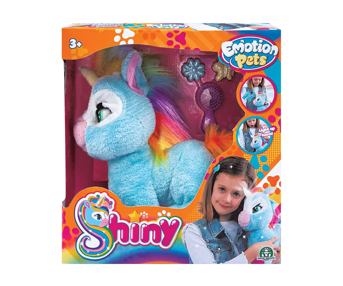 Интерактивен еднорог Emotion Pets Блясъчко с четка