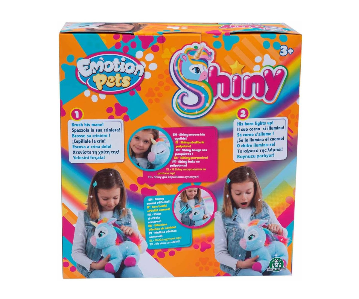 Интерактивен еднорог Emotion Pets Блясъчко с четка