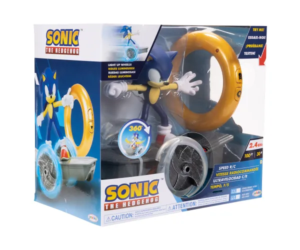 Соник със скейтборд с дистанционно Jakks Pacific, 1:5