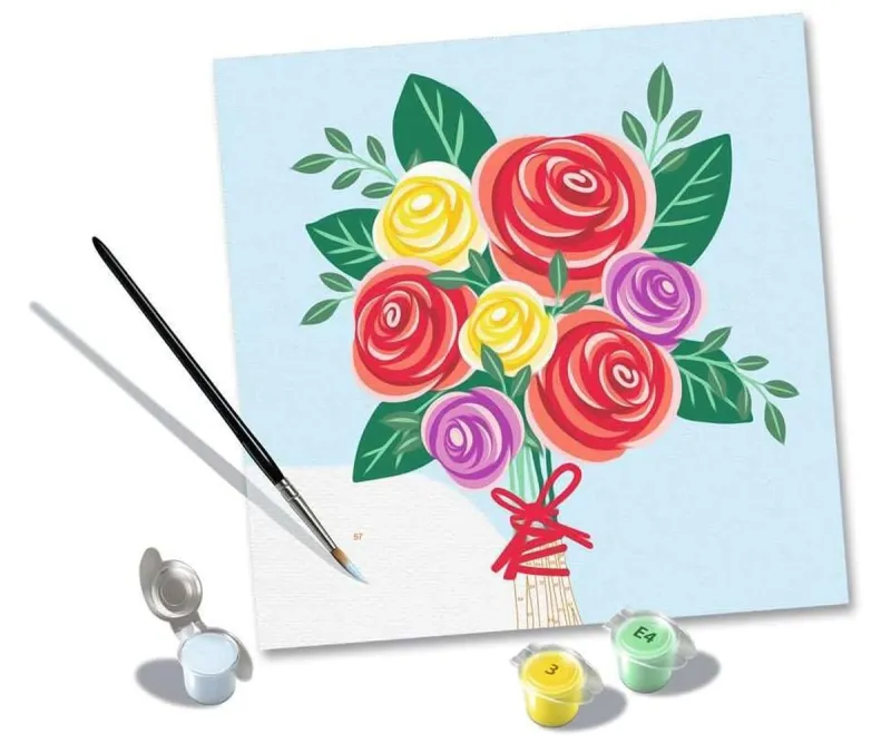Рисуване по номера Ravensburger CreArt 25520 – Букет рози