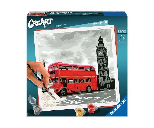 Рисуване по номера Ravensburger CreArt 28997 – Лондон