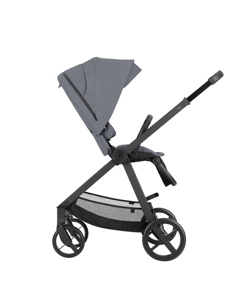 Комбинирана количка 3в1 с кош за новородено Mia Grey 2026