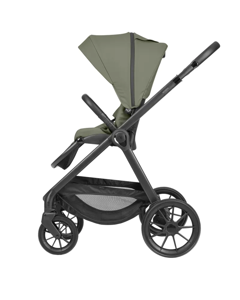 Комбинирана количка 3в1 с кош за новородено Modena Army Green 2027