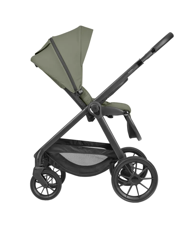 Комбинирана количка 3в1 с кош за новородено Modena Army Green 2027