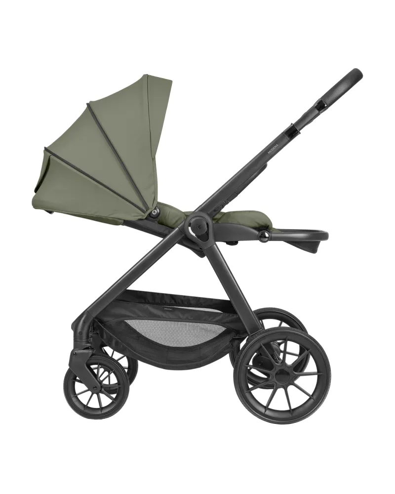 Комбинирана количка 3в1 с кош за новородено Modena Army Green 2027