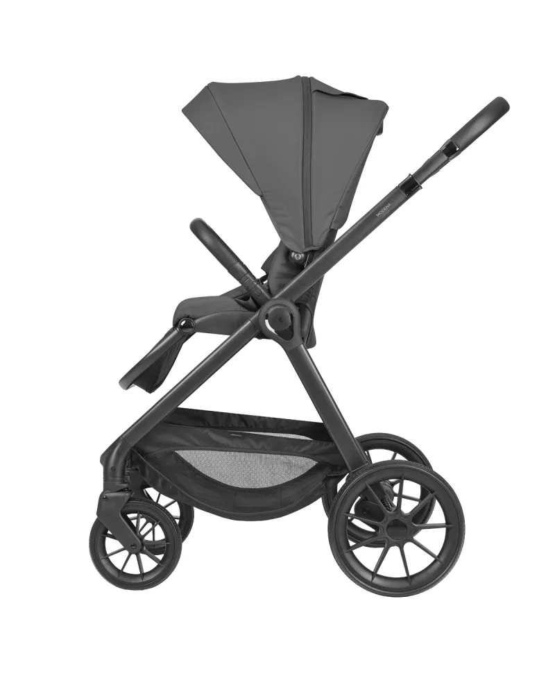 Комбинирана количка 3в1 с кош за новородено Modena Dark Grey 2027