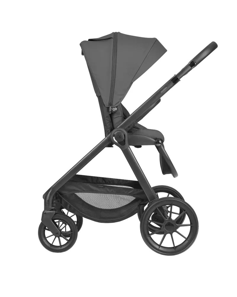 Комбинирана количка 3в1 с кош за новородено Modena Dark Grey 2027
