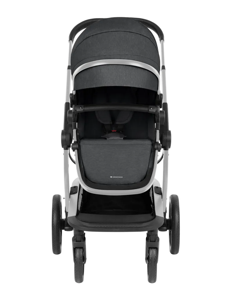 Комбинирана количка 3в1 с твърд кош Irene Dark Grey 2024