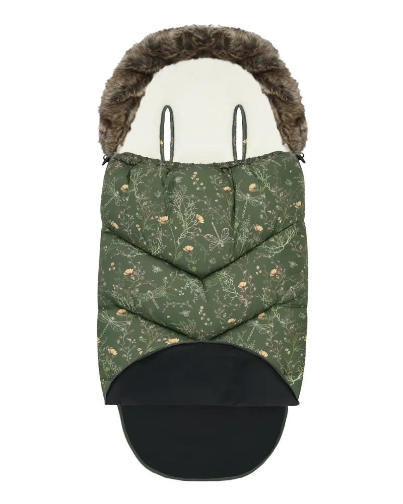 Чувалче за количка Luxury Secret Garden Green