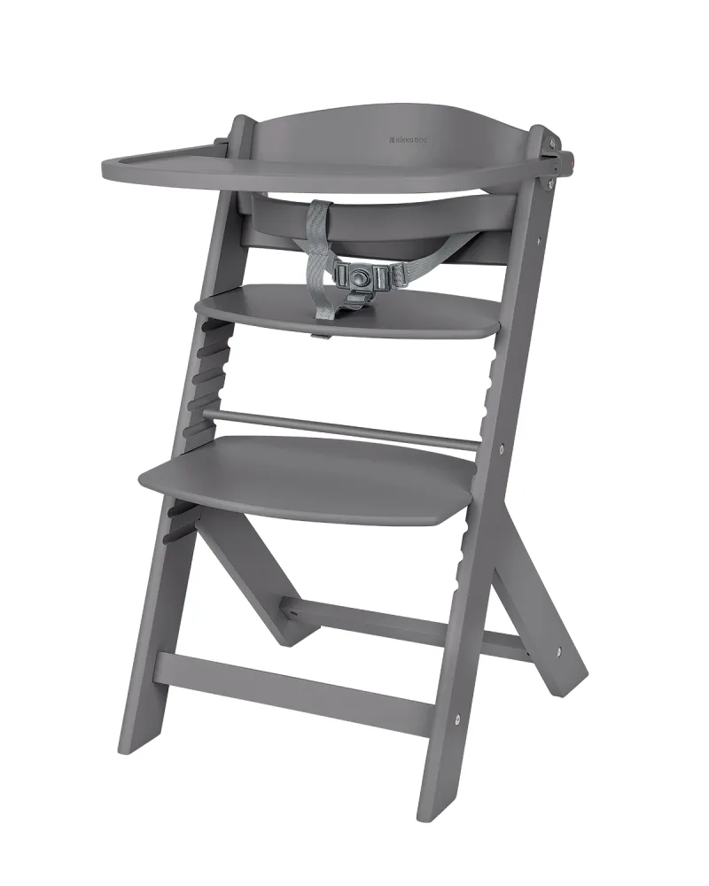 Дървен стол за храненe Nordy Dark Grey
