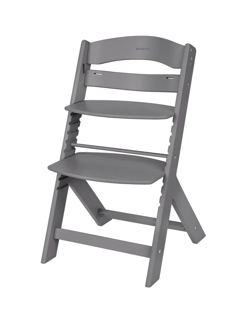 Дървен стол за храненe Nordy Dark Grey