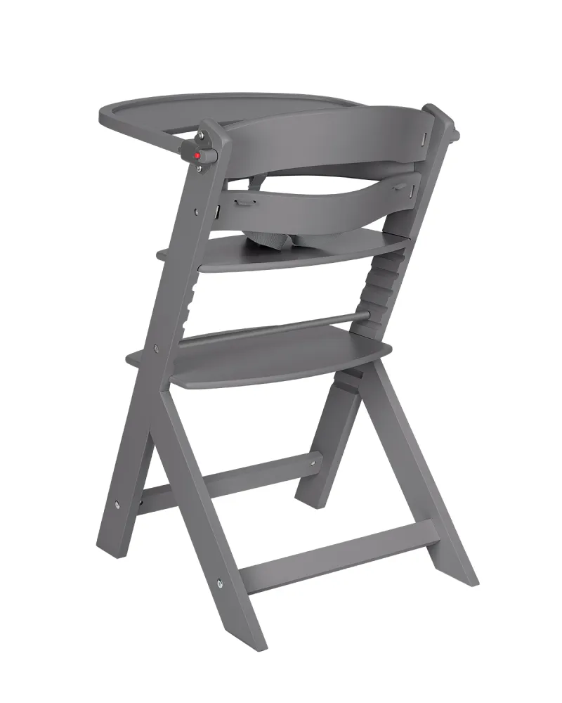 Дървен стол за храненe Nordy Dark Grey
