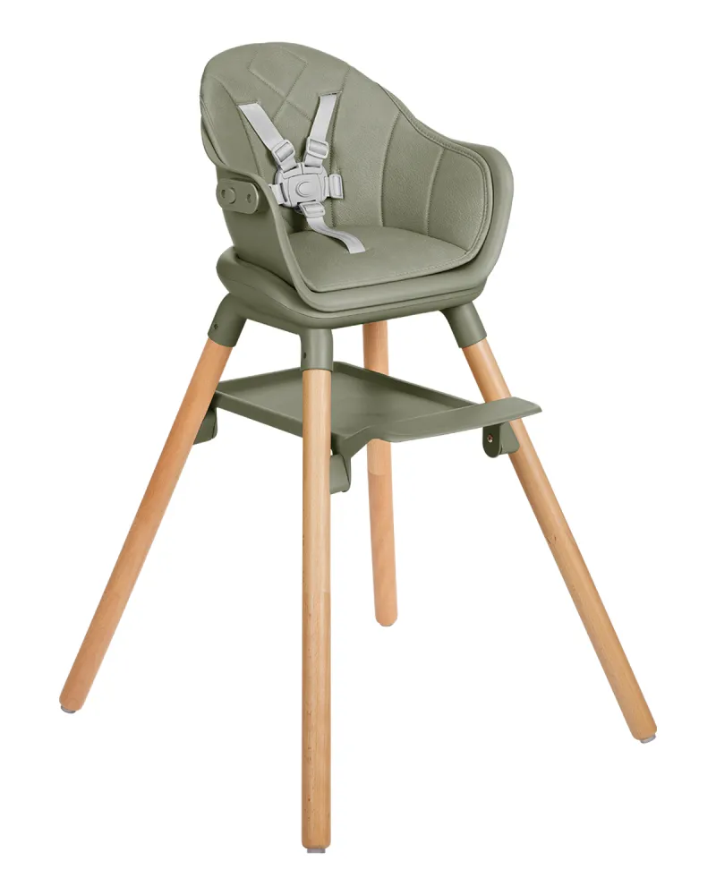 Стол за хранене 6в1 Woody Army Green
