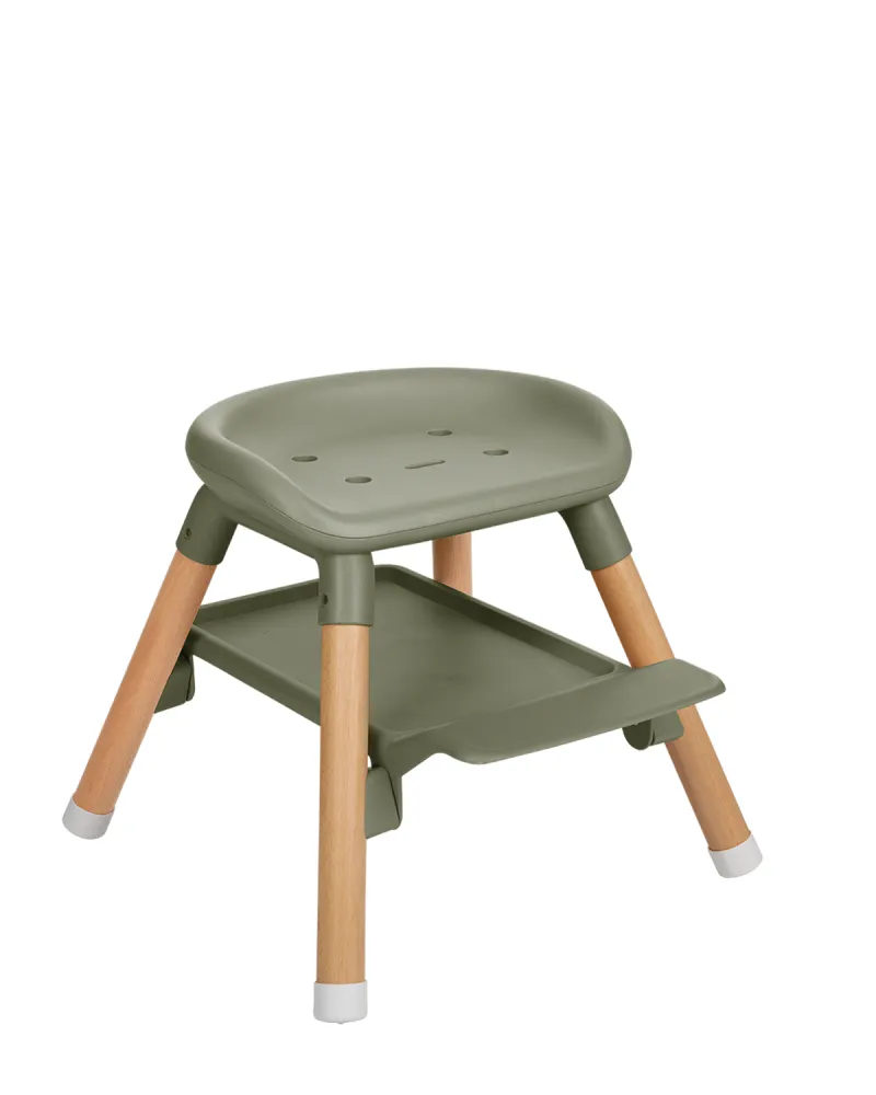 Стол за хранене 6в1 Woody Army Green