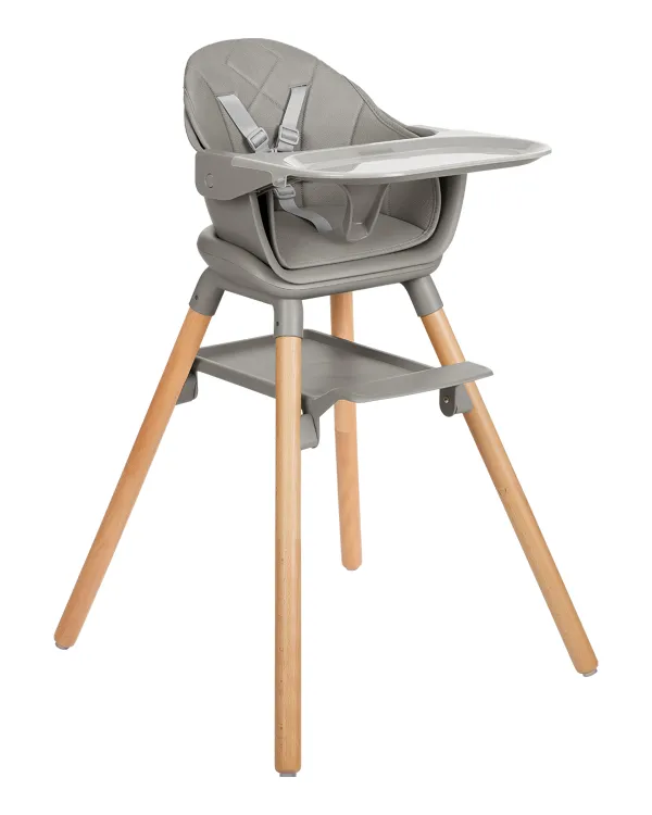 Стол за хранене 6в1 Woody Grey
