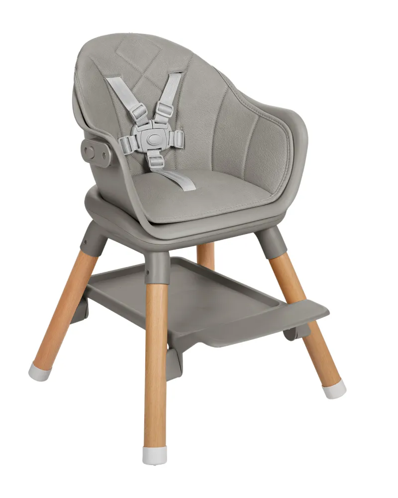 Стол за хранене 6в1 Woody Grey