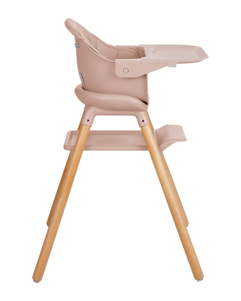 Стол за хранене 6в1 Woody Pink