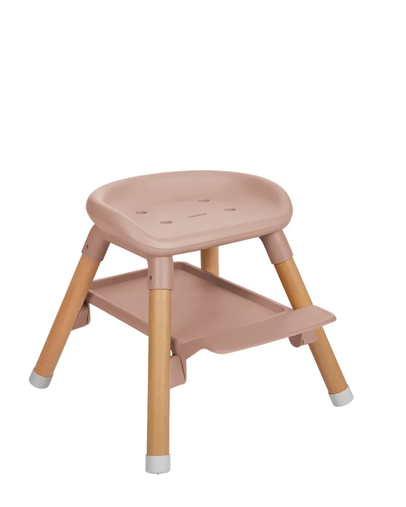 Стол за хранене 6в1 Woody Pink