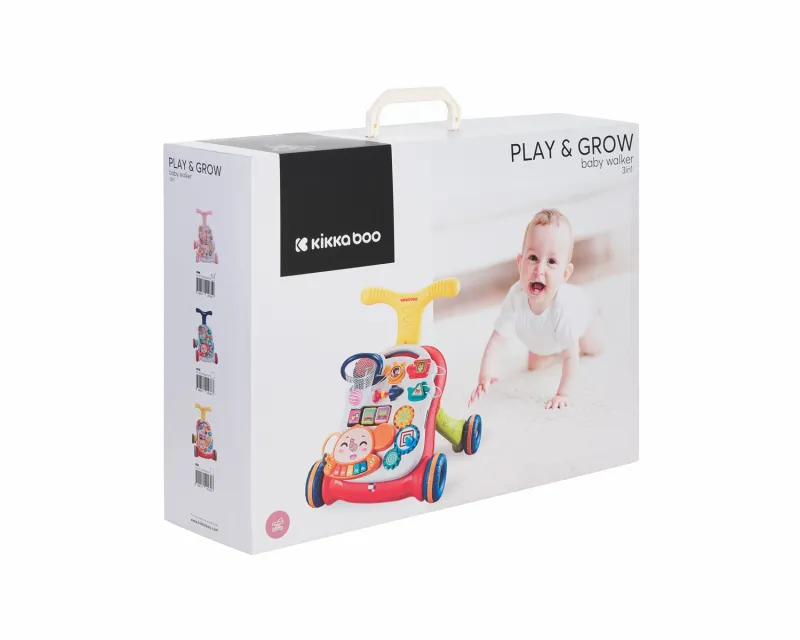 Играчка за прохождане 3в1 Play Grow Red