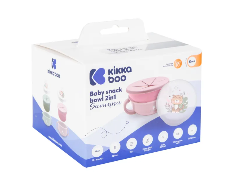 Купа за снак 2в1 Savanna Pink