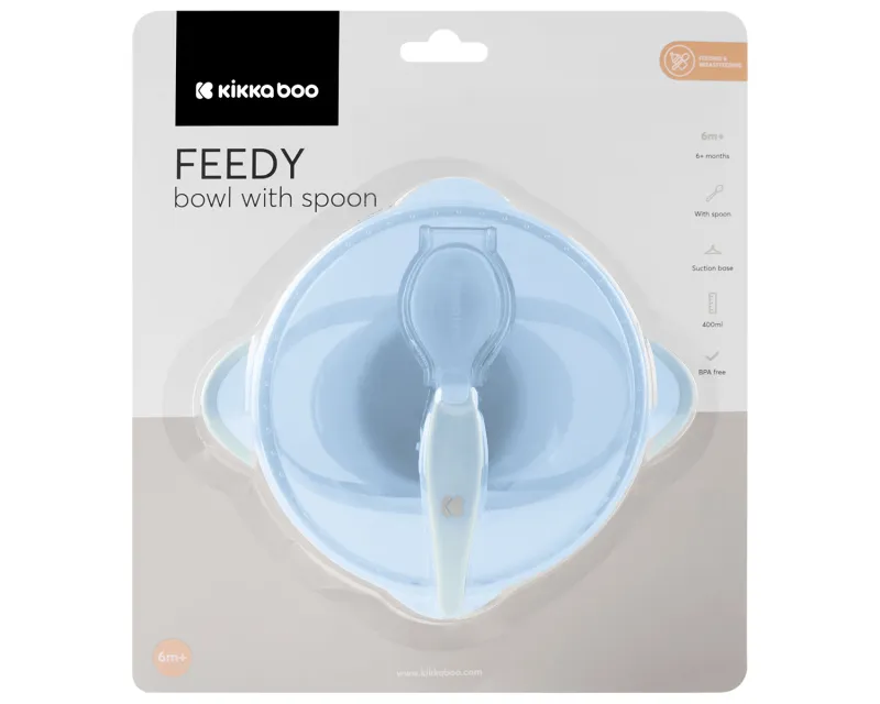 Купа с лъжица Feedy Blue