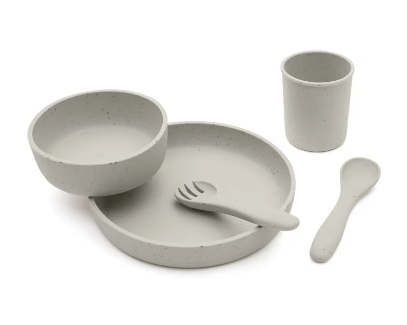 Сет за хранене 5 части Platinum Silicone Sand