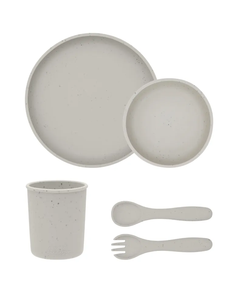 Сет за хранене 5 части Platinum Silicone Sand