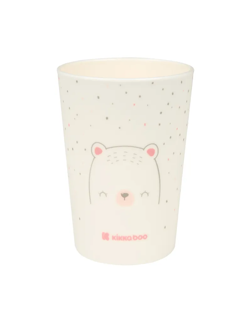 Сет за хранене пластмаса Bear with me Pink