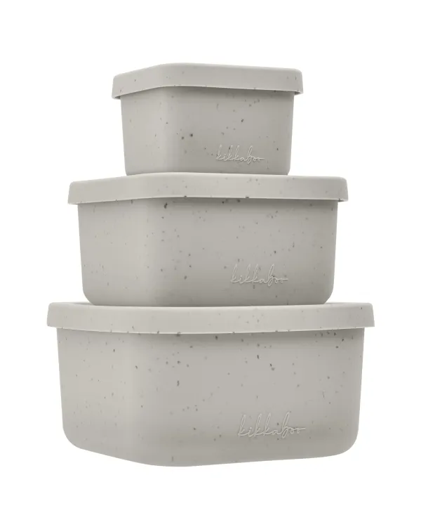 Сет кутии за храна 3 бр Platinum Silicone Sand