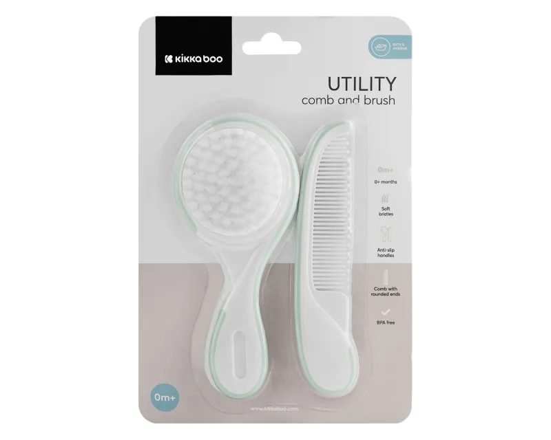 Гребен и четка Utility Mint
