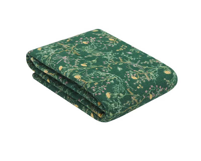Oдеяло от муселин двупластово 100х100 см Secret Garden Green