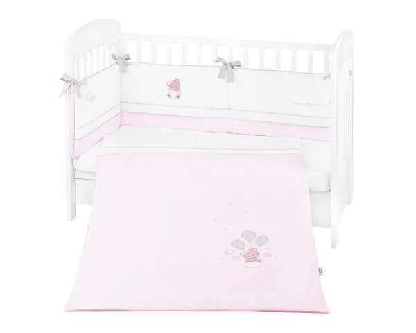 Бебешки спален комплект с бродерия 2 части EU style 70/140 Dream Big Pink