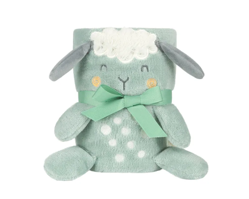 Бебешко одеяло с 3D бродерия Sleepy Sheep