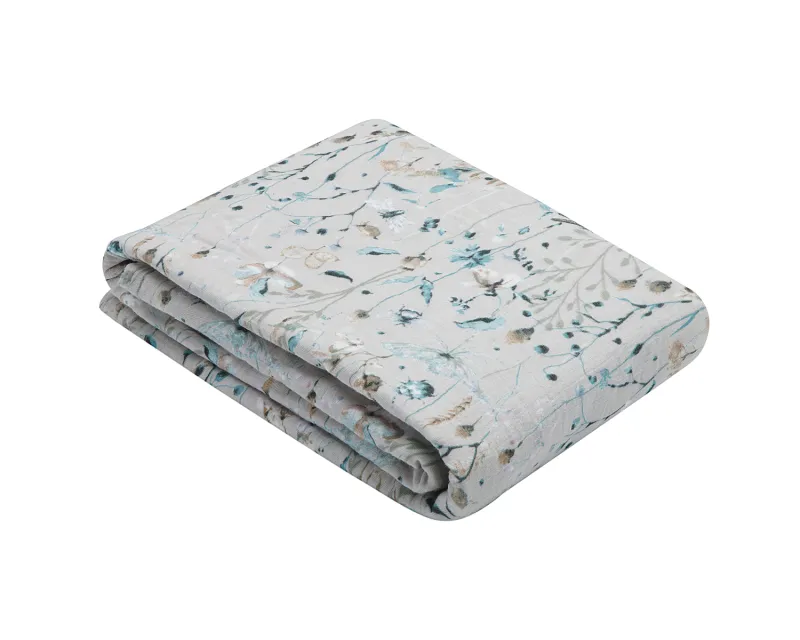 Одеяло от муселин двупластово 100х100 см Dreamy Fields Grey