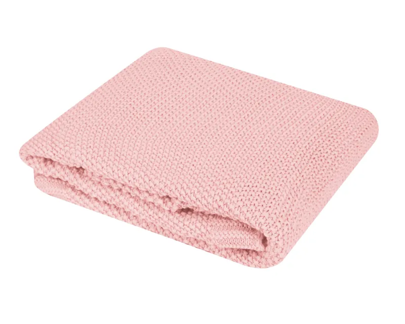 Плетено памучно одеяло Dream Big Pink