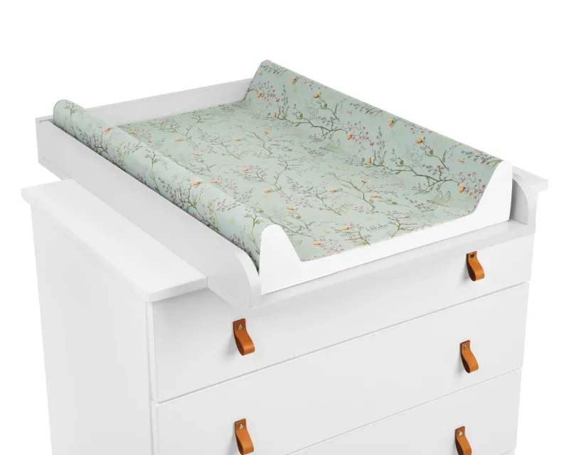 Твърда PVC подложка за повиване 50х80см Secret Garden Green