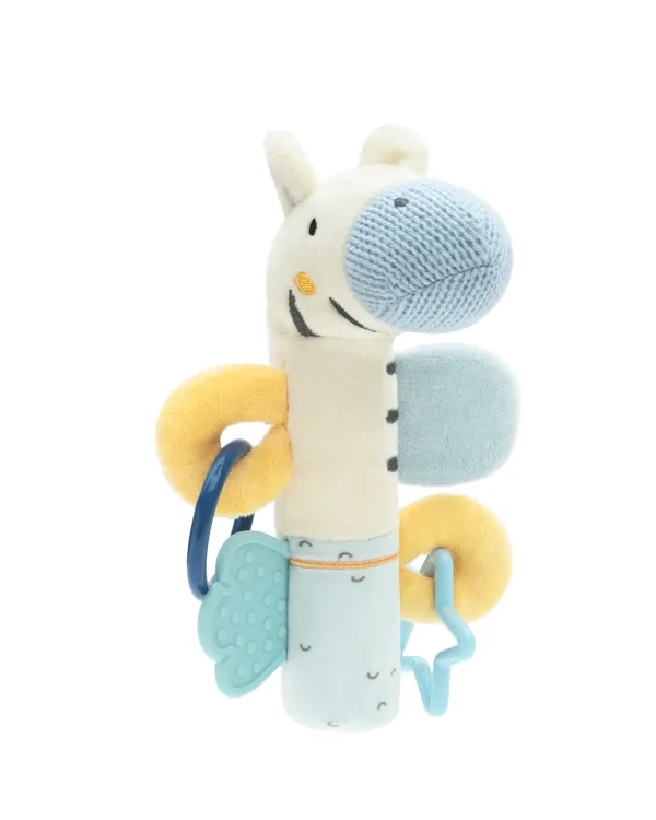 Занимателна играчка пискун Stripy Friends