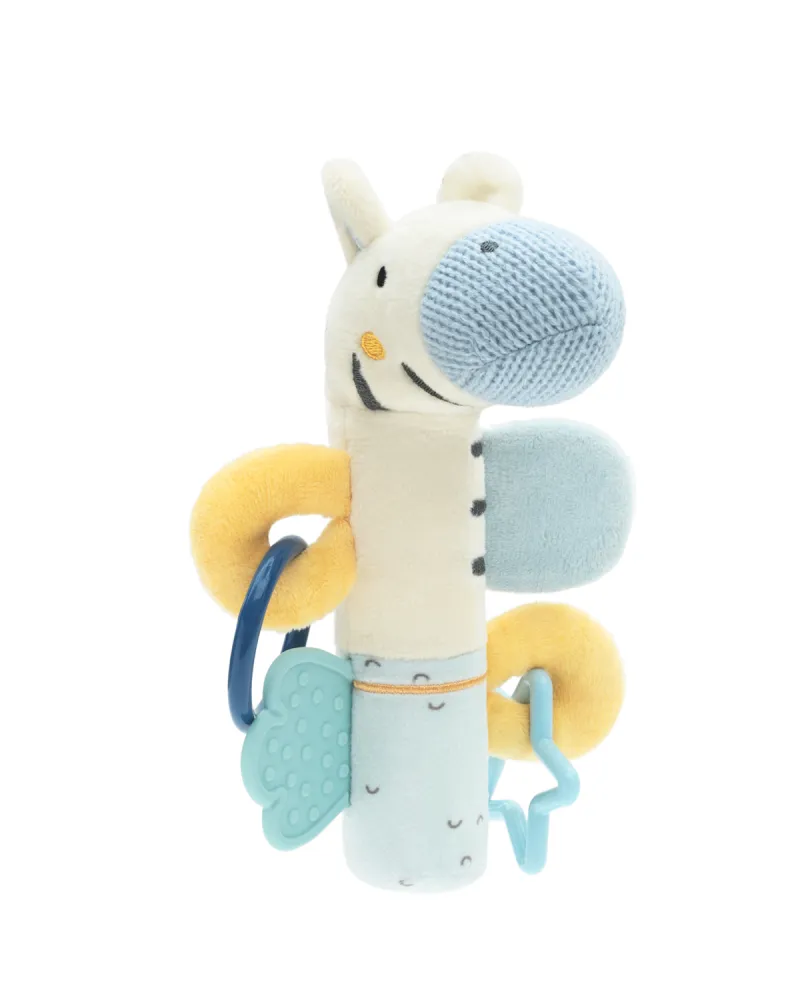 Занимателна играчка пискун Stripy Friends