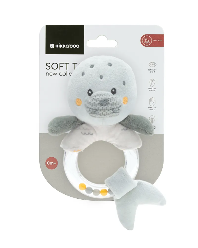 Играчка плюшена дрънкалка Seally me