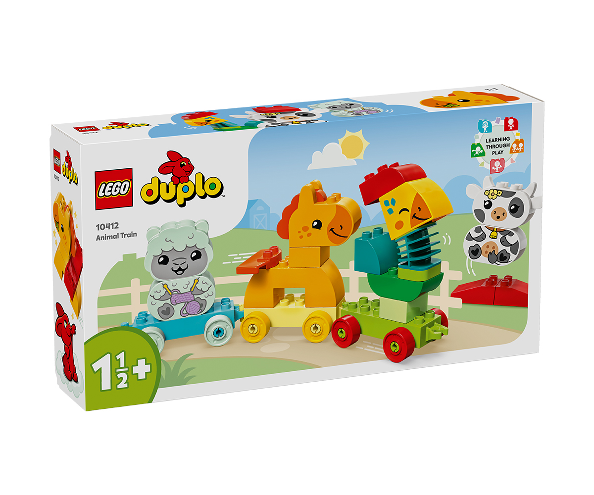 Конструктор LEGO DUPLO 10412 Влак за животни, 3 вагона