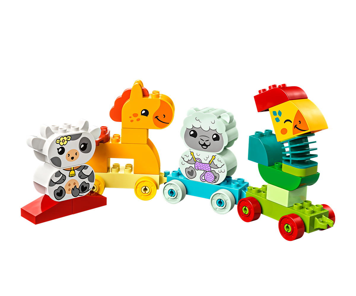 Конструктор LEGO DUPLO 10412 Влак за животни, 3 вагона