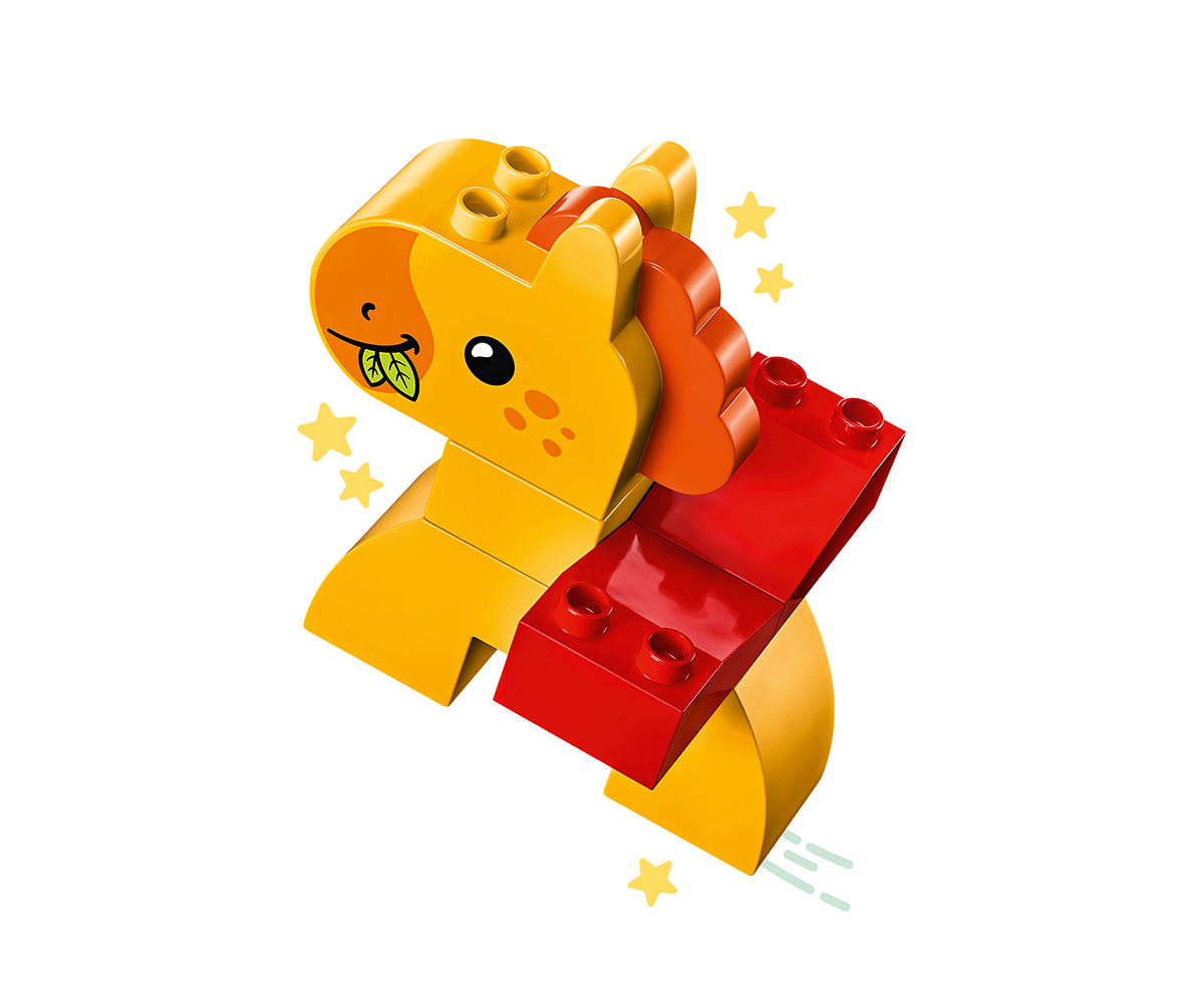 Конструктор LEGO DUPLO 10412 Влак за животни, 3 вагона