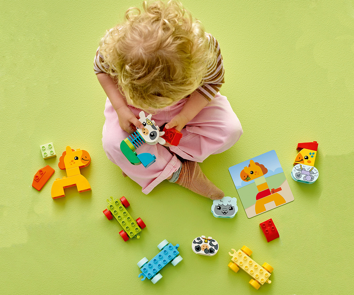 Конструктор LEGO DUPLO 10412 Влак за животни, 3 вагона