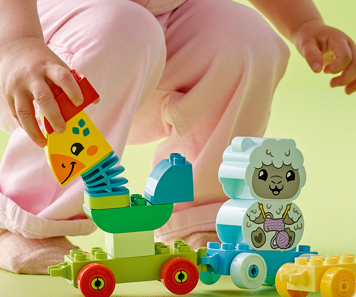 Конструктор LEGO DUPLO 10412 Влак за животни, 3 вагона