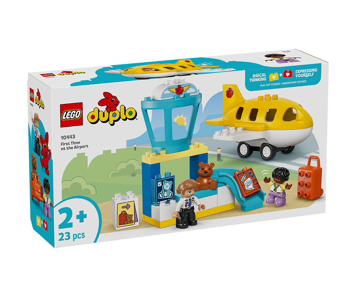 Конструктор LEGO DUPLO 10443 За първи път на летището, 23 части