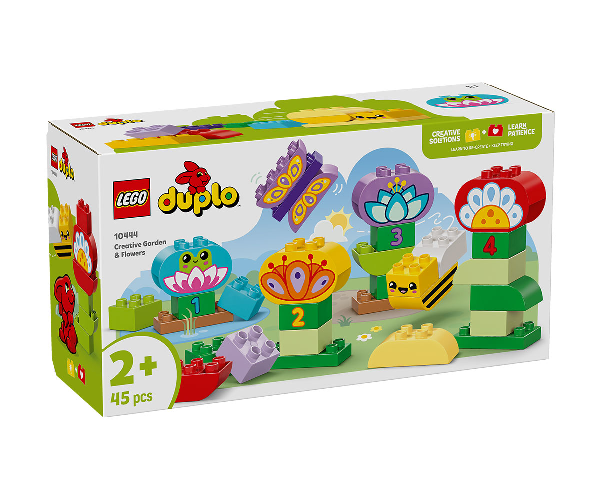 Конструктор LEGO DUPLO 10444 Творческа градина, 45 тухлички