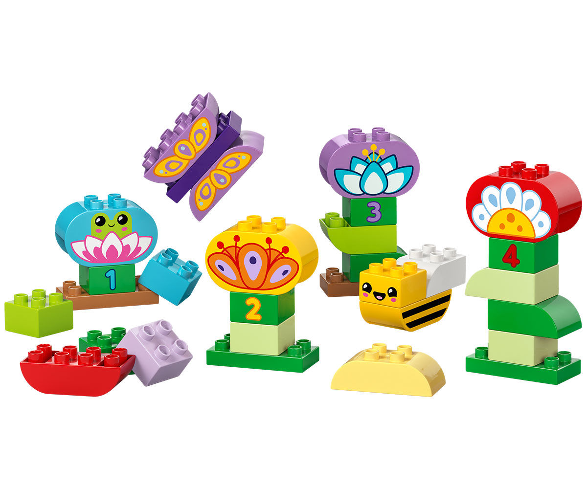 Конструктор LEGO DUPLO 10444 Творческа градина, 45 тухлички