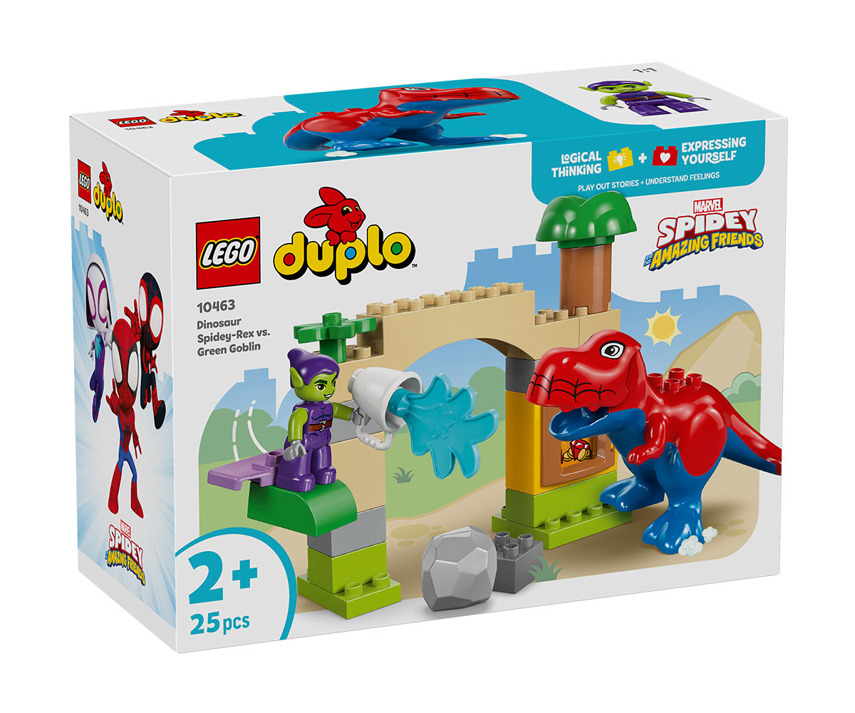 Конструктор LEGO DUPLO 10463 Спайди Рекс срещу Зелен гоблин