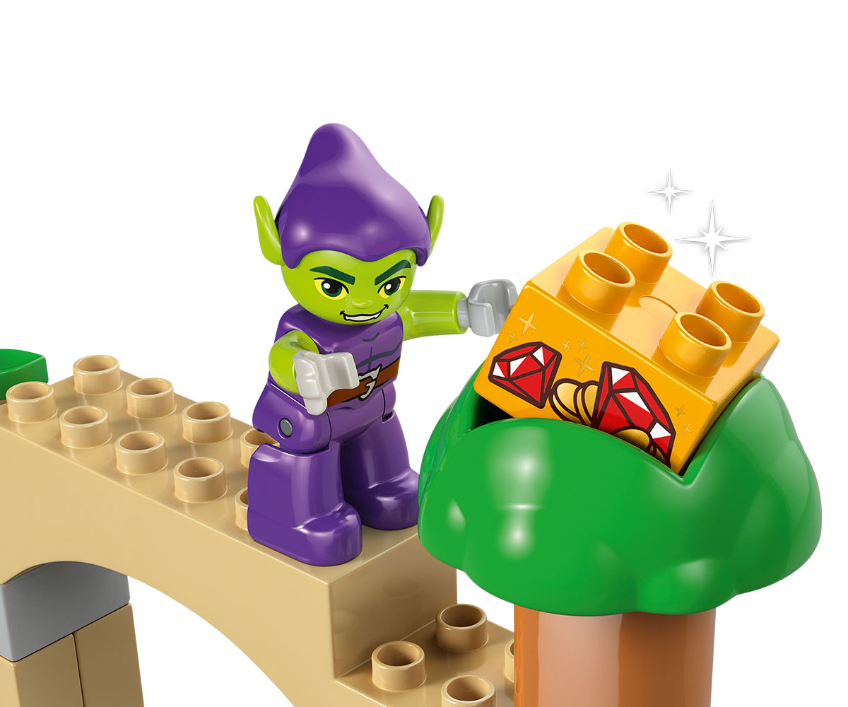 Конструктор LEGO DUPLO 10463 Спайди Рекс срещу Зелен гоблин