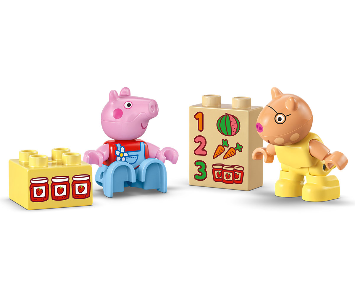 Конструктор LEGO DUPLO 10468 Трактор и пазар с Пепа, 18 части